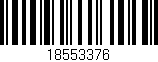 Código de barras (EAN, GTIN, SKU, ISBN): '18553376'