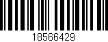 Código de barras (EAN, GTIN, SKU, ISBN): '18566429'