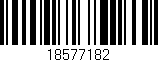 Código de barras (EAN, GTIN, SKU, ISBN): '18577182'