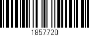 Código de barras (EAN, GTIN, SKU, ISBN): '1857720'