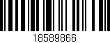 Código de barras (EAN, GTIN, SKU, ISBN): '18589866'