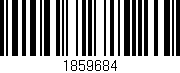 Código de barras (EAN, GTIN, SKU, ISBN): '1859684'