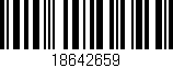 Código de barras (EAN, GTIN, SKU, ISBN): '18642659'