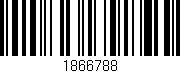 Código de barras (EAN, GTIN, SKU, ISBN): '1866788'