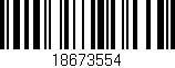 Código de barras (EAN, GTIN, SKU, ISBN): '18673554'