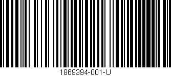 Código de barras (EAN, GTIN, SKU, ISBN): '1869394-001-U'