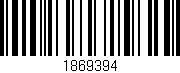 Código de barras (EAN, GTIN, SKU, ISBN): '1869394'