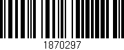 Código de barras (EAN, GTIN, SKU, ISBN): '1870297'