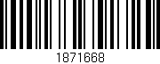 Código de barras (EAN, GTIN, SKU, ISBN): '1871668'