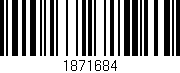 Código de barras (EAN, GTIN, SKU, ISBN): '1871684'