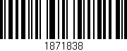Código de barras (EAN, GTIN, SKU, ISBN): '1871838'