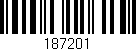 Código de barras (EAN, GTIN, SKU, ISBN): '187201'