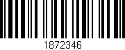 Código de barras (EAN, GTIN, SKU, ISBN): '1872346'