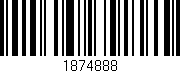 Código de barras (EAN, GTIN, SKU, ISBN): '1874888'