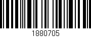 Código de barras (EAN, GTIN, SKU, ISBN): '1880705'