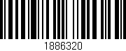 Código de barras (EAN, GTIN, SKU, ISBN): '1886320'