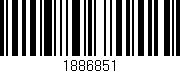Código de barras (EAN, GTIN, SKU, ISBN): '1886851'