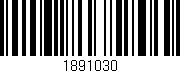 Código de barras (EAN, GTIN, SKU, ISBN): '1891030'