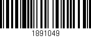 Código de barras (EAN, GTIN, SKU, ISBN): '1891049'