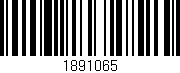 Código de barras (EAN, GTIN, SKU, ISBN): '1891065'