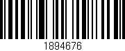 Código de barras (EAN, GTIN, SKU, ISBN): '1894676'