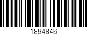 Código de barras (EAN, GTIN, SKU, ISBN): '1894846'