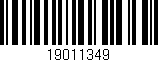 Código de barras (EAN, GTIN, SKU, ISBN): '19011349'