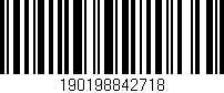 Código de barras (EAN, GTIN, SKU, ISBN): '190198842718'