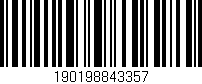 Código de barras (EAN, GTIN, SKU, ISBN): '190198843357'