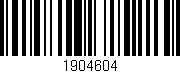 Código de barras (EAN, GTIN, SKU, ISBN): '1904604'