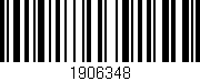 Código de barras (EAN, GTIN, SKU, ISBN): '1906348'