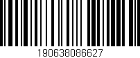 Código de barras (EAN, GTIN, SKU, ISBN): '190638086627'