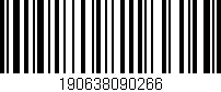 Código de barras (EAN, GTIN, SKU, ISBN): '190638090266'