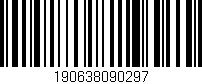 Código de barras (EAN, GTIN, SKU, ISBN): '190638090297'