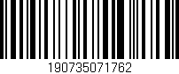 Código de barras (EAN, GTIN, SKU, ISBN): '190735071762'