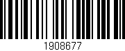 Código de barras (EAN, GTIN, SKU, ISBN): '1908677'