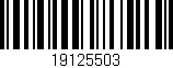 Código de barras (EAN, GTIN, SKU, ISBN): '19125503'