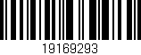Código de barras (EAN, GTIN, SKU, ISBN): '19169293'