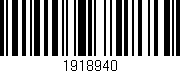 Código de barras (EAN, GTIN, SKU, ISBN): '1918940'