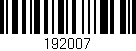 Código de barras (EAN, GTIN, SKU, ISBN): '192007'