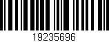 Código de barras (EAN, GTIN, SKU, ISBN): '19235696'