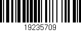 Código de barras (EAN, GTIN, SKU, ISBN): '19235709'