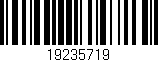 Código de barras (EAN, GTIN, SKU, ISBN): '19235719'