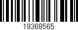 Código de barras (EAN, GTIN, SKU, ISBN): '19368565'