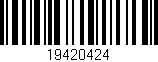 Código de barras (EAN, GTIN, SKU, ISBN): '19420424'