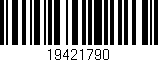 Código de barras (EAN, GTIN, SKU, ISBN): '19421790'
