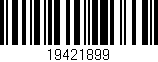 Código de barras (EAN, GTIN, SKU, ISBN): '19421899'