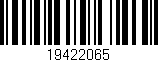 Código de barras (EAN, GTIN, SKU, ISBN): '19422065'