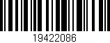 Código de barras (EAN, GTIN, SKU, ISBN): '19422086'