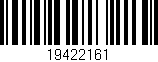 Código de barras (EAN, GTIN, SKU, ISBN): '19422161'